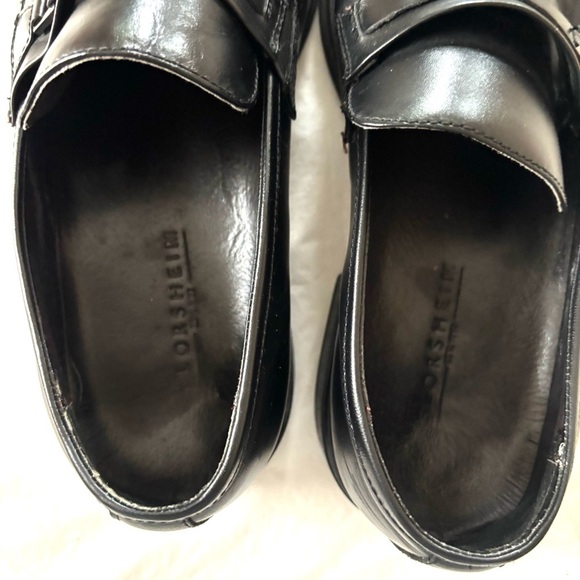 Florsheim Como Black Leather Dress Loafers SZ 11 Worn 1X main image 6